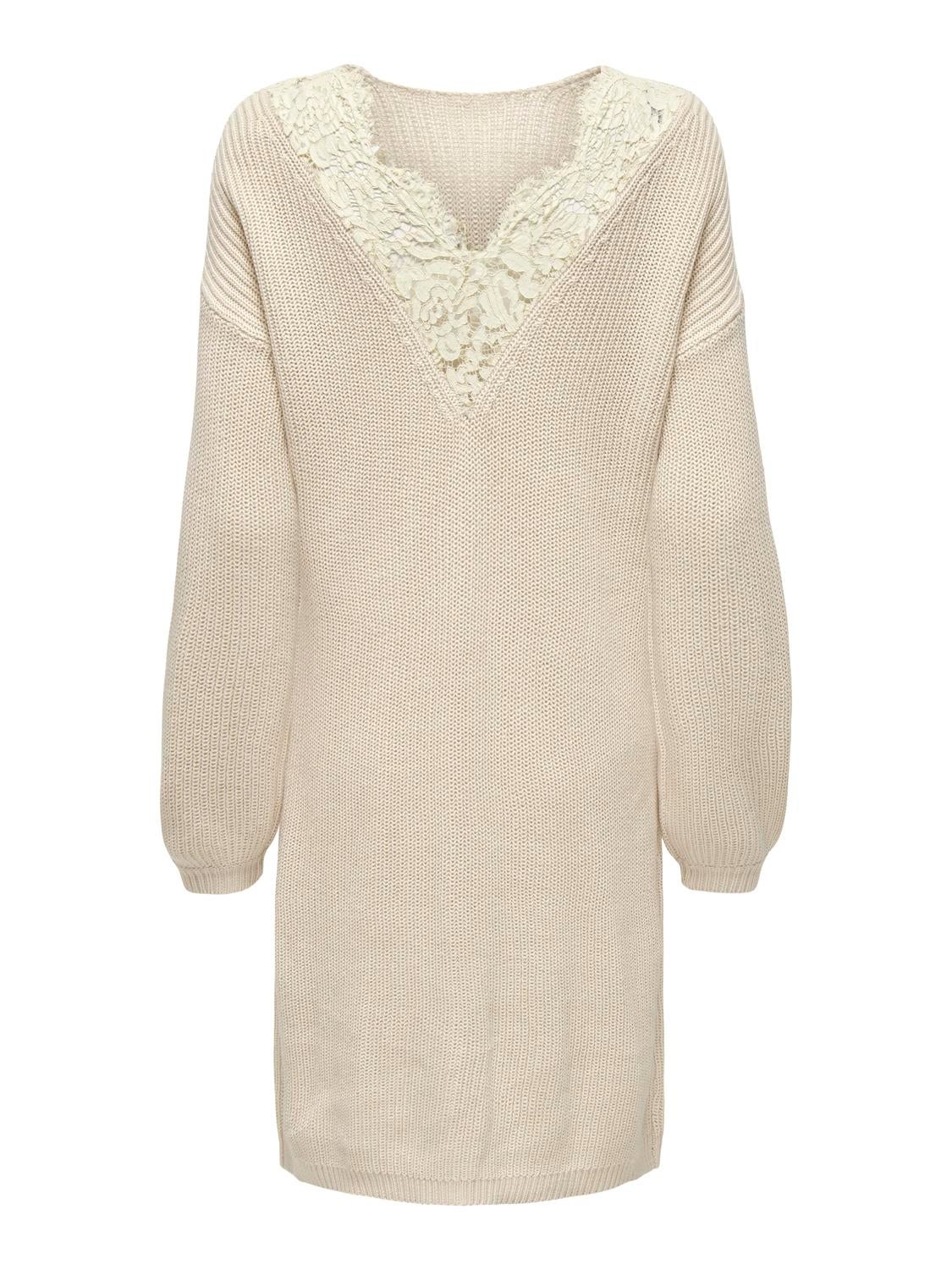 ONLXENIA Langes Kleid Pumice Stone