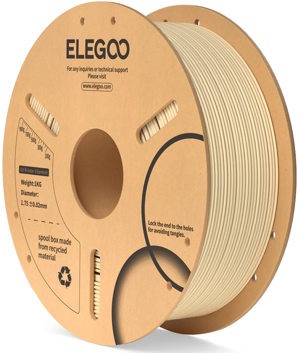 Elegoo  PLA Beige, 1,75 mm / 1000 g    Anfängerfreundliches PLA in Beige