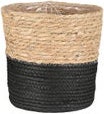 Mica Decorations plantenmand Rachel zwart D 19 H 19 cm