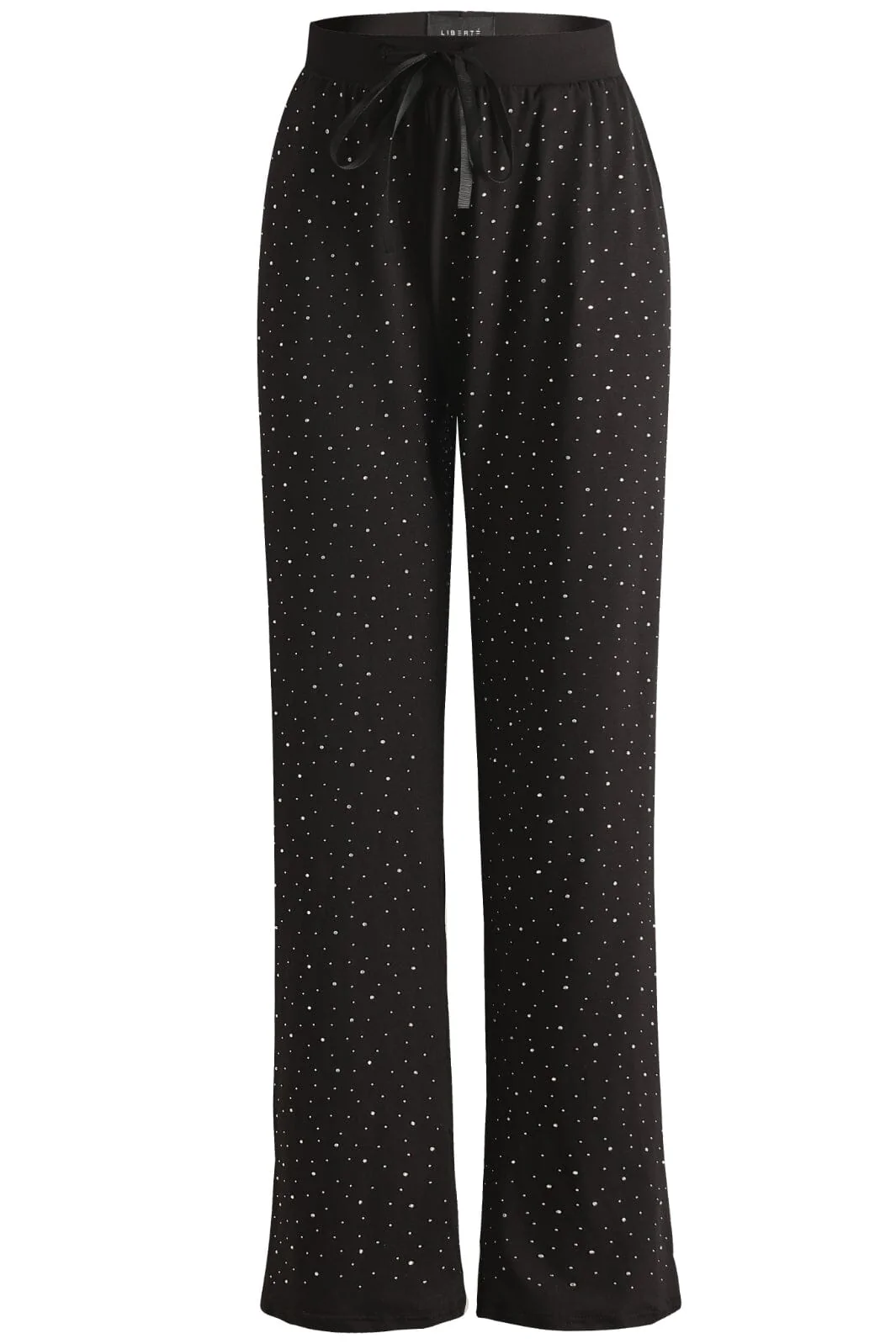 Liberte Alma-Wide-Pants black simili