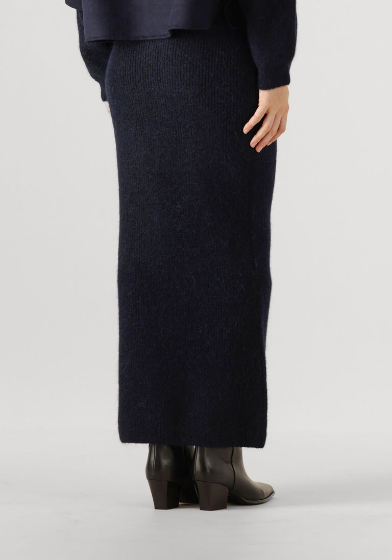 blauwe dante6 maxirok suzy knitted long skirt