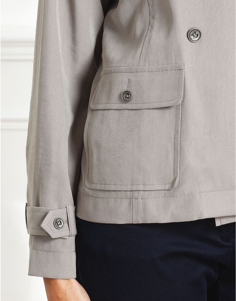 Veste trench beige