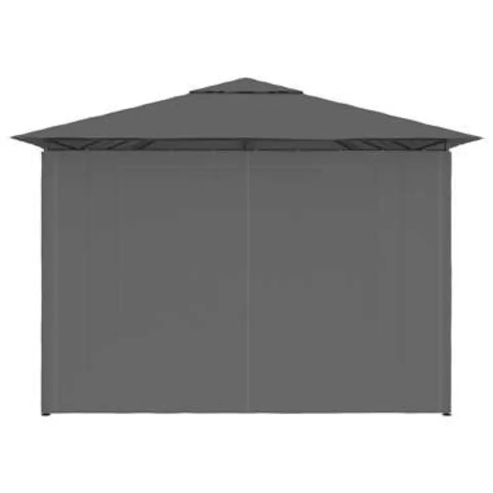 vidaXL - Tuinpaviljoen - Antraciet - Stof