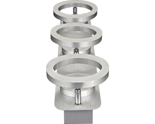 FLAIR LED plafondlamp 26W 3x360 lm + 3x685 lm 3000K 60 cm Adhara chroom