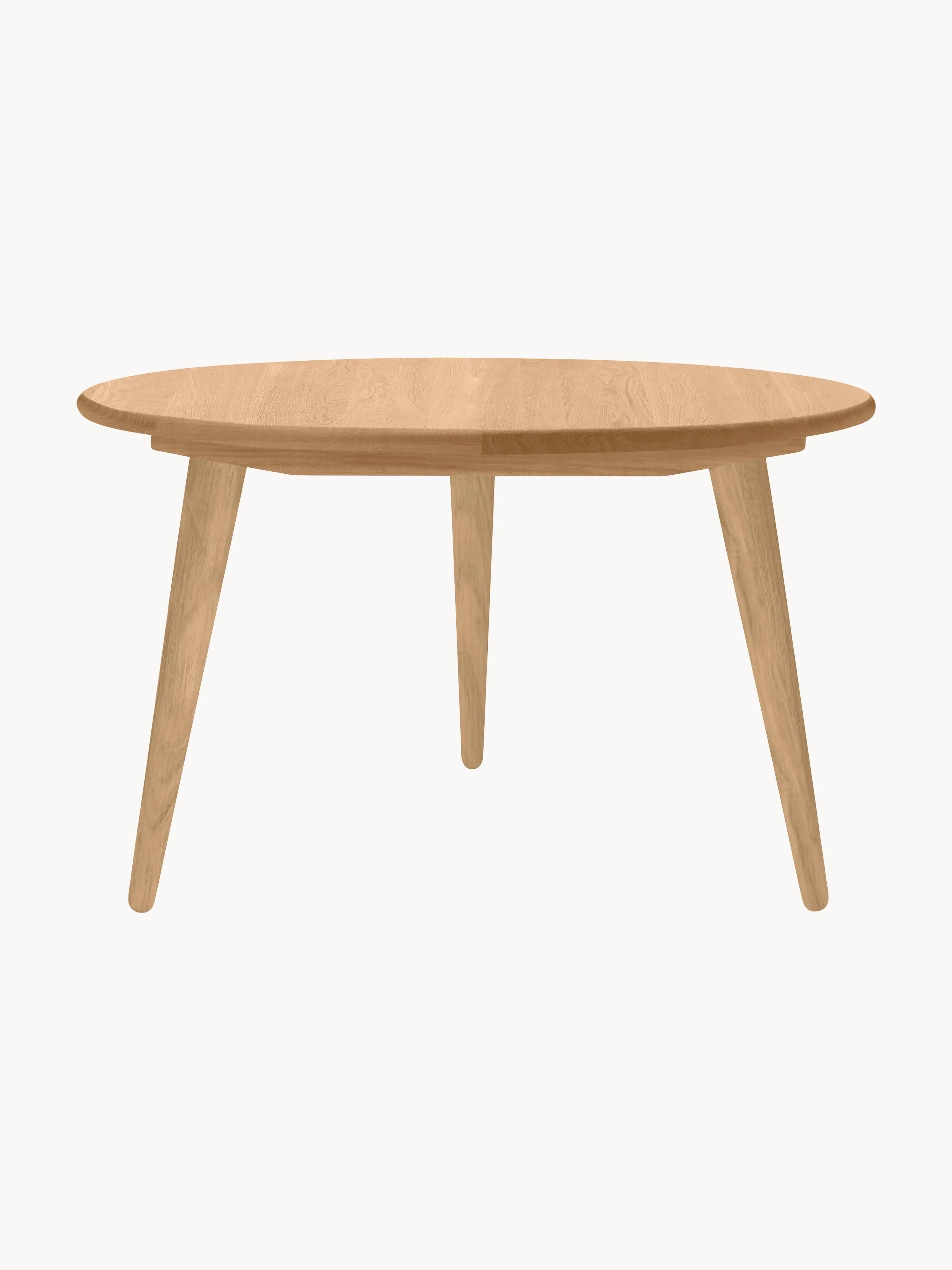 Ronde salontafel CH008 van eikenhout