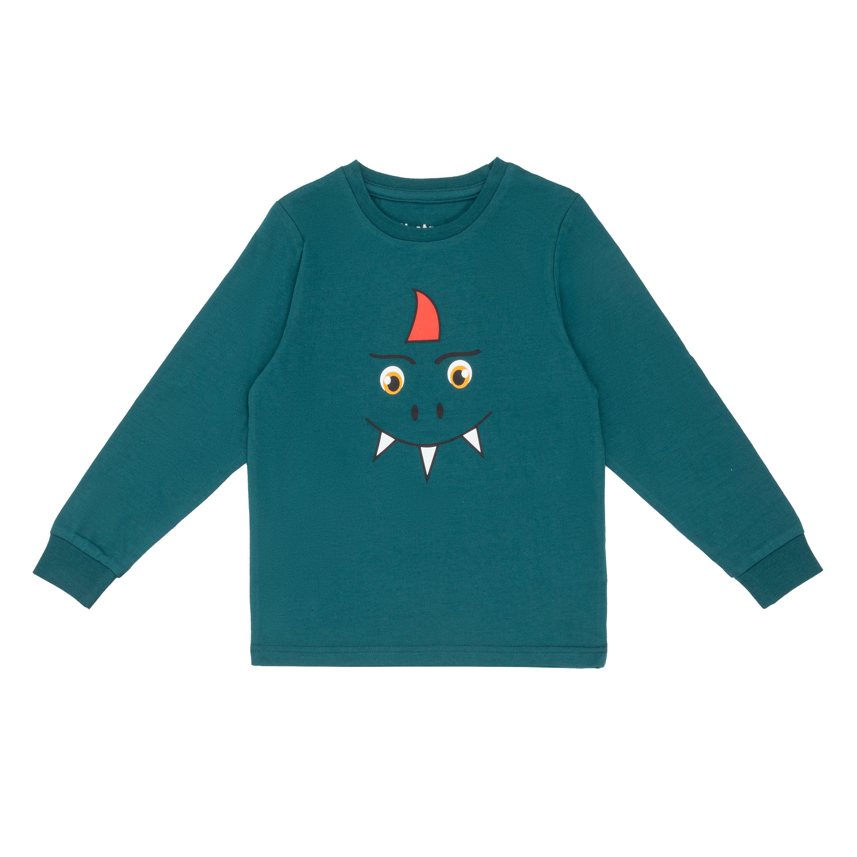 Firetrap Kids Boys Dragon 4 Piece Dressing Gown Pyjama Set