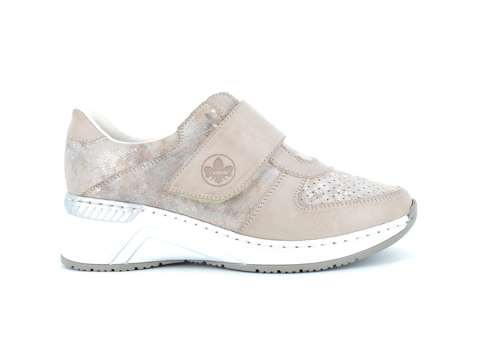 Rieker-N4354 Synthétique Nacre