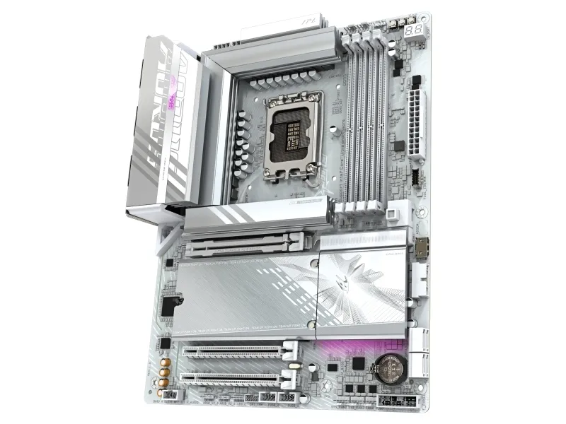AORUS B860 ELITE WIFI7 ICE - Bundkort - ATX - LGA1851 sokkel - B860 Chipset - USB4, USB-C 3.2 Gen2, USB 3.2 Gen 1, USB 3.2 Gen 2 - Bluetooth, 2.5 Gigabit LAN, Wi-Fi 7 - onboard grafik (CPU påkrævet) - HD Audio