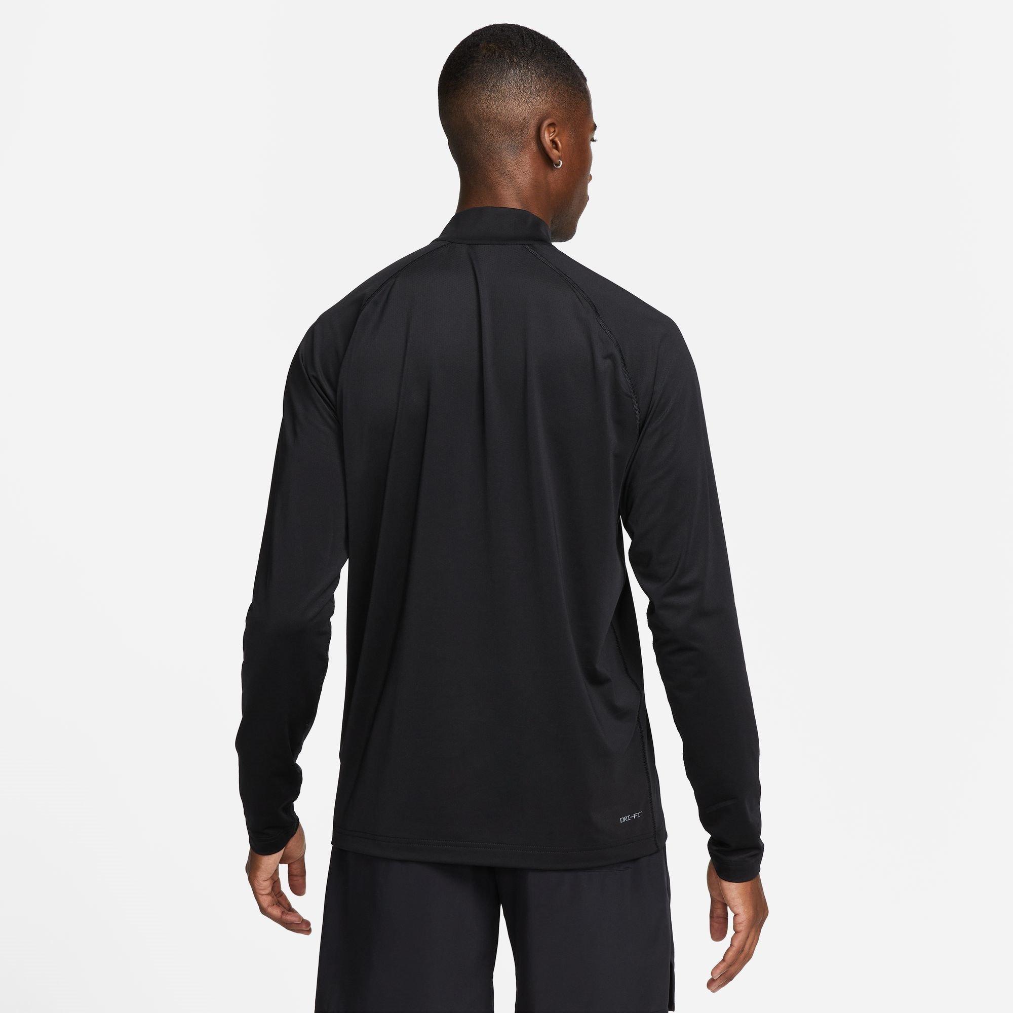 Nike Ready Mens Dri FIT 1 4 Zip Fitness Top
