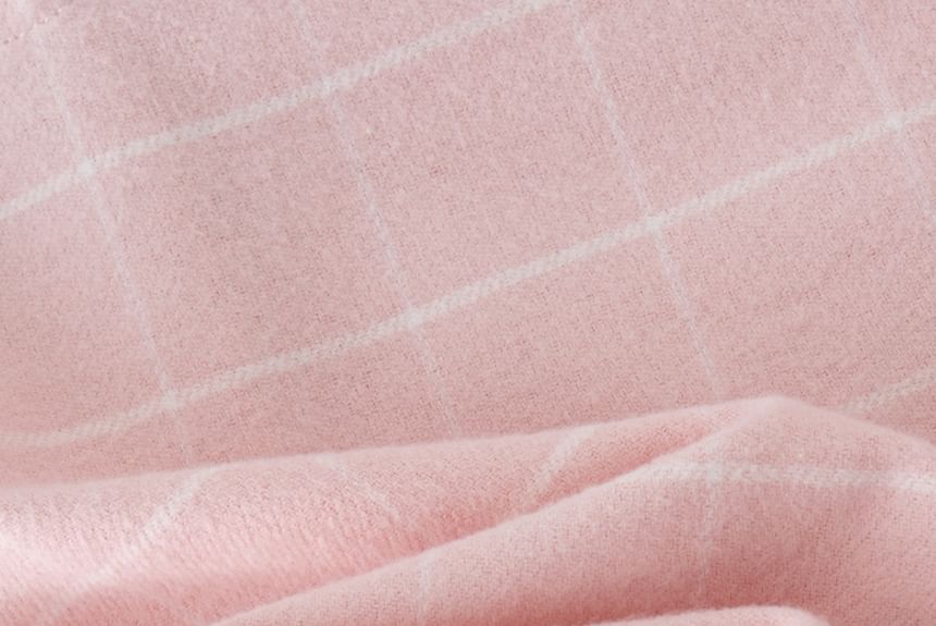 Finlies - Bijpassende pyjamaset voor koppels: geruite top met lange mouwen + broek