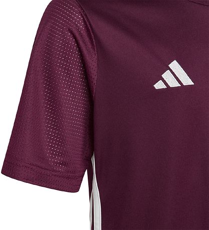 adidas Performance T-Shirt - TABELA 23 - Bordeaux/Weiß