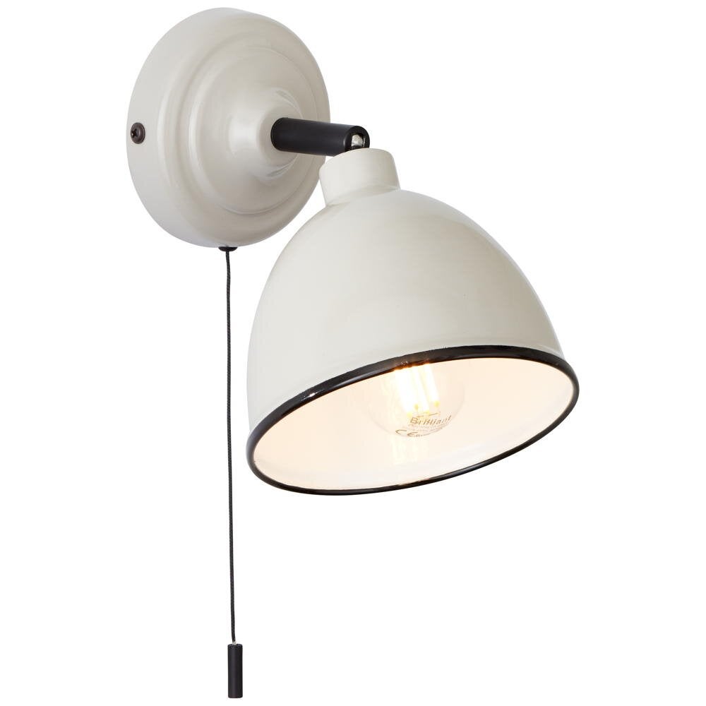 Telio wandlamp in grijs en taupe E14