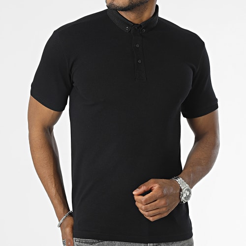Polo Manches Courtes Noir