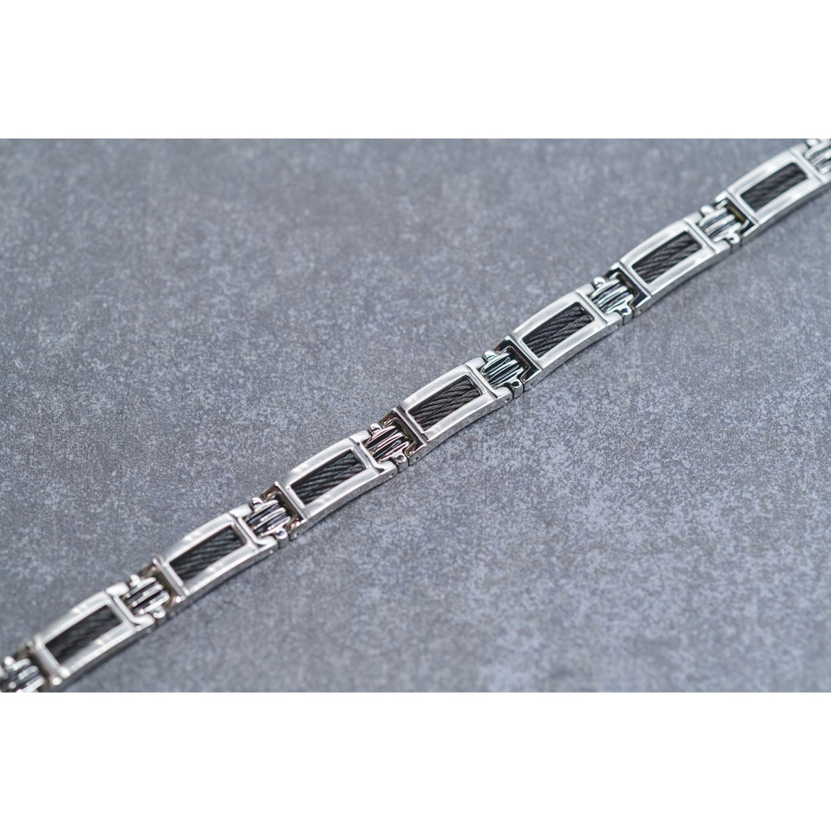 Bracelet souple Léandre en Acier 316L