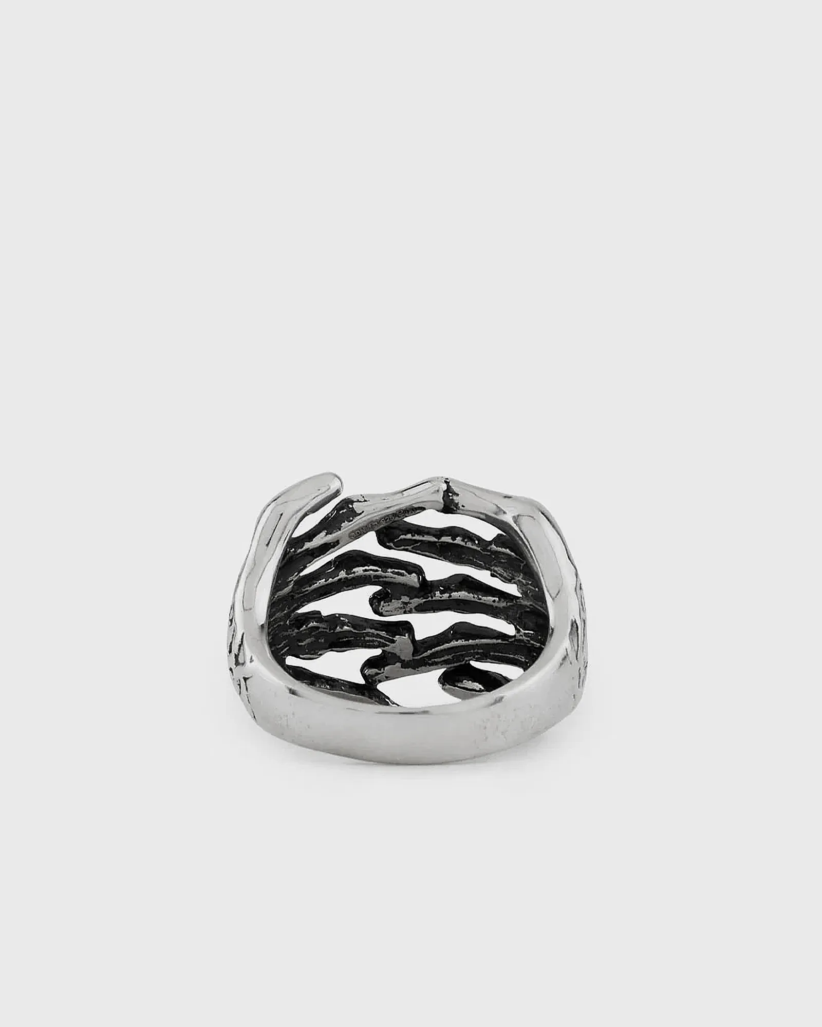 Serge DeNimes Silver Skeleton Hands Ring