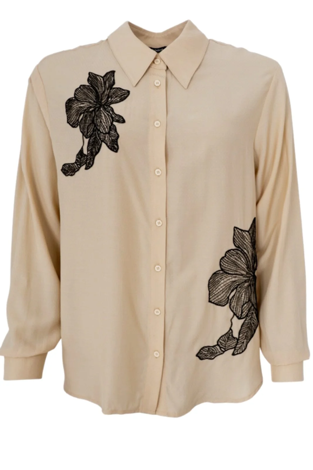Black Colour Bcalia Shirt W/Lace Patch