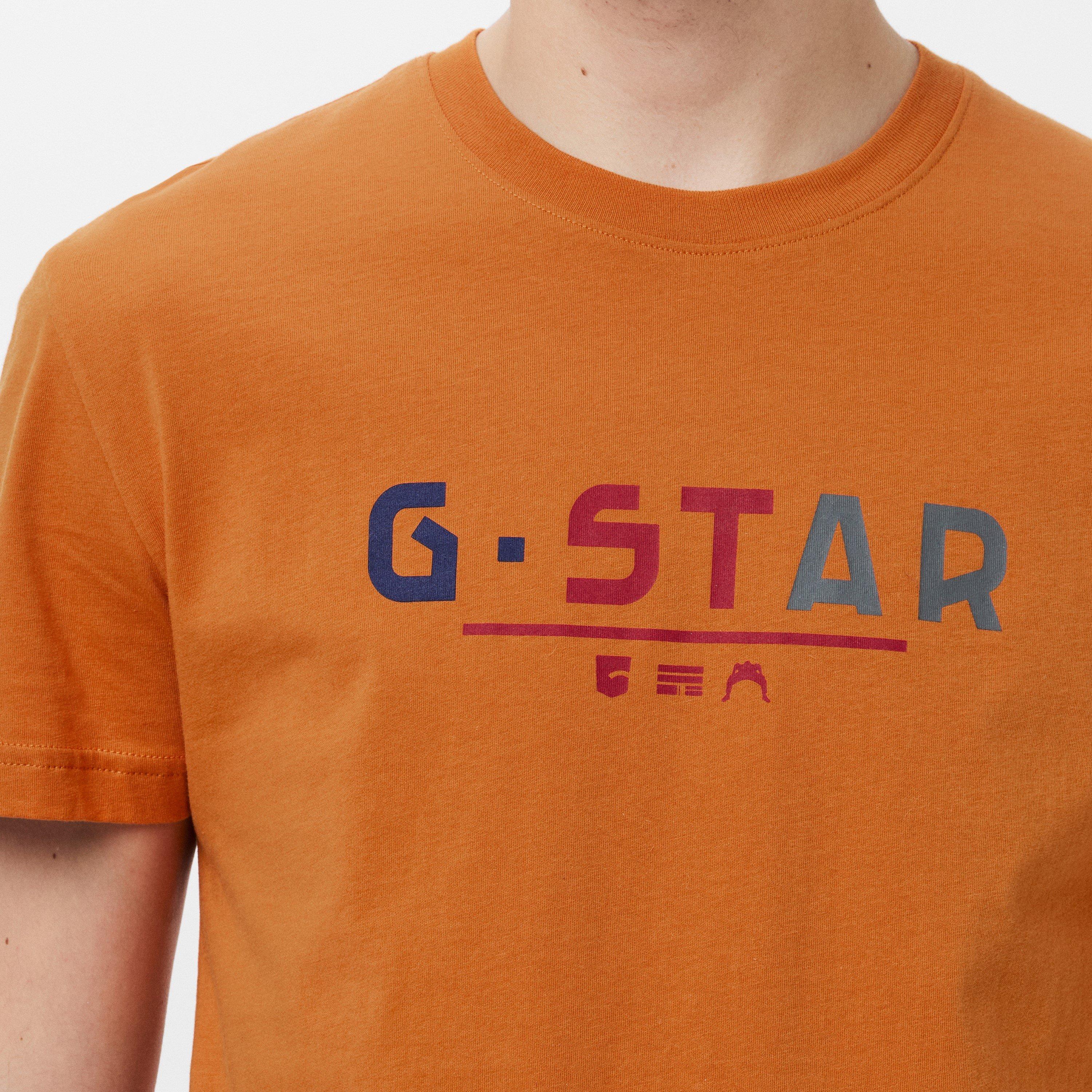 G Star Multi Logo Graphic T Shirt