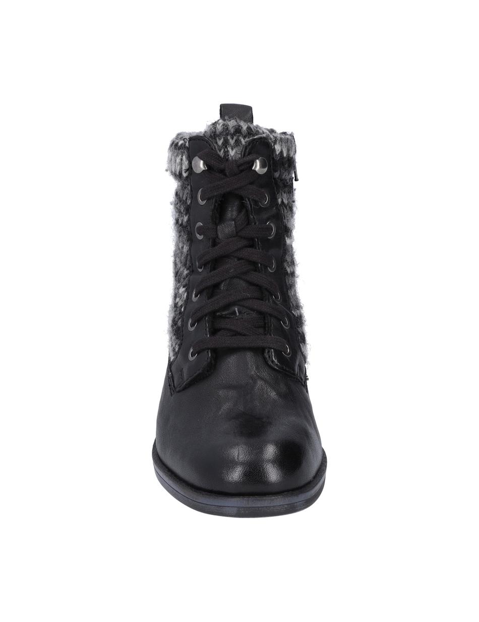 Stiefelette Sanja 17, schwarz-kombi