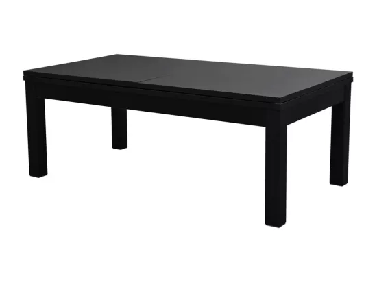 Table de billard convertible noire tapis bleu - Eddie