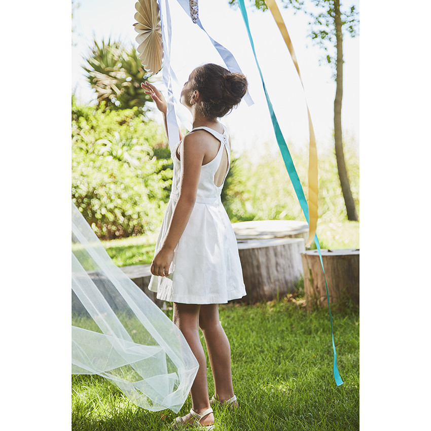 Robe de cérémonie irisée pour fille