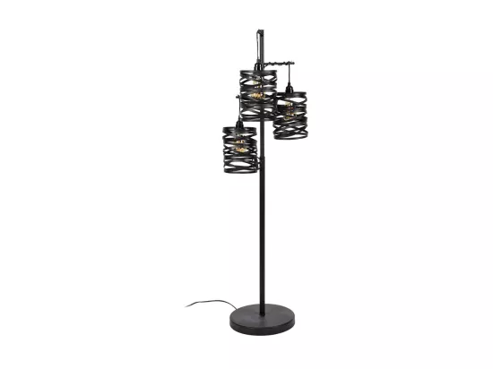 Lampadaire - Noir métal - ALMAS