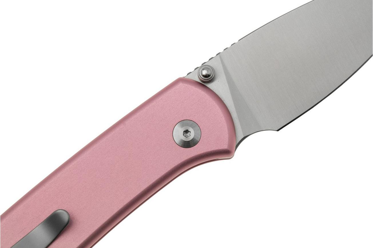 Civivi Qubit C22030E-5 Pink Aluminium, zakmes