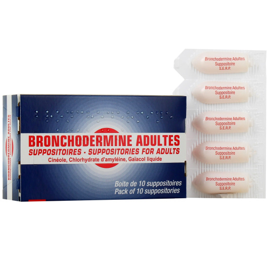 Bronchodermine 10 Suppositoires Enfant ou Adulte