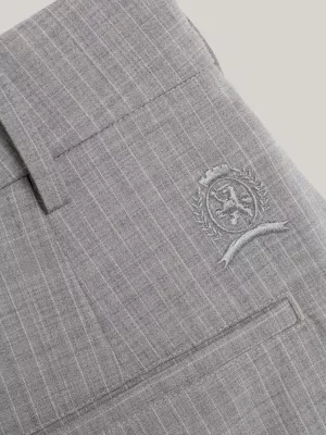 Calções de sarja com riscas de giz Crest