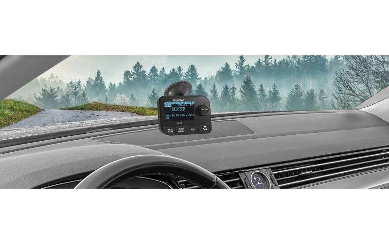 Adapter TOP CAR 1 SchwarzFahrzeugadapter mit DAB+ Tuner