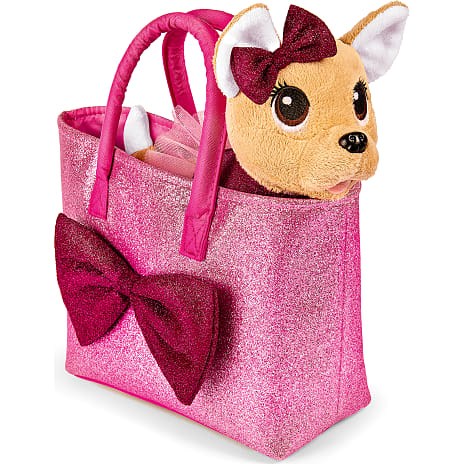 Chi Chi Love Bow Fashion chihuahua plyshund med taske
