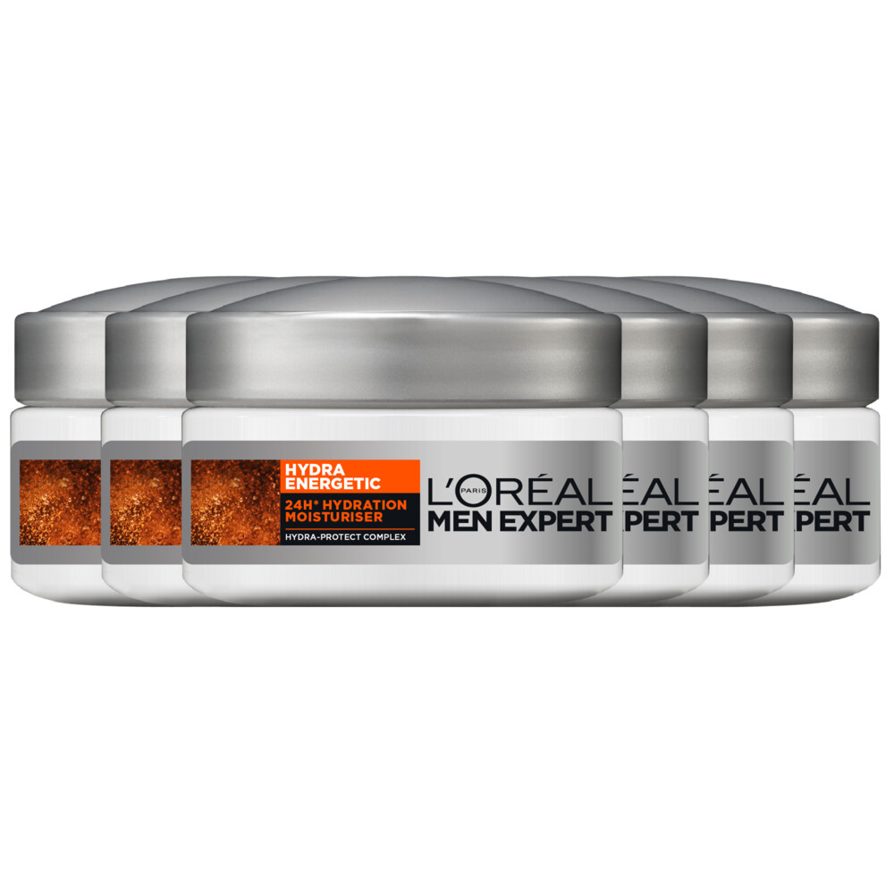 6x L'Oréal Men Expert Hydra Intensive Hydraterende Gezichtscrème 50 ml