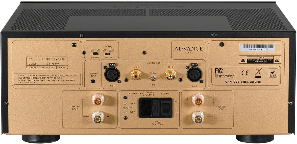 Advance Paris X-A160EVO Amplis de puissance