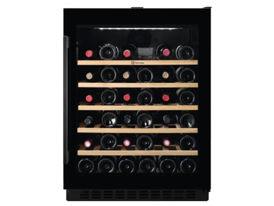 Electrolux 500 EWUS052B5B - Vinkøler - under køkkenbord - niche - bredde: 60 cm - dybde: 55 cm - højde: 82.2 cm - 145 liter - Klasse G - sort