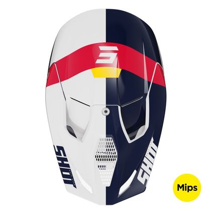 Casque cross Shot RACE - RIDGE 2023 - Rouge / Bleu