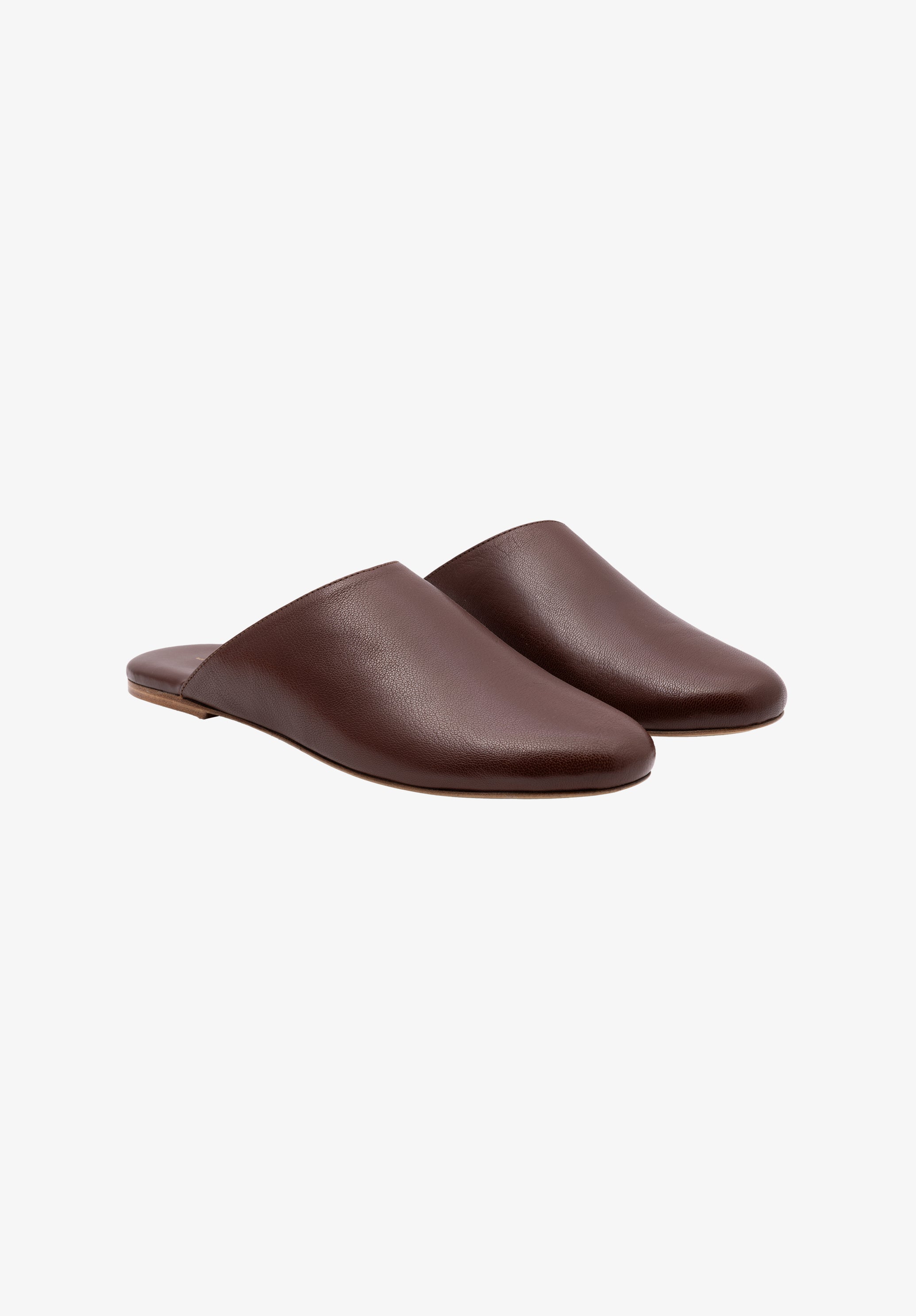 les mules - Marron fonce