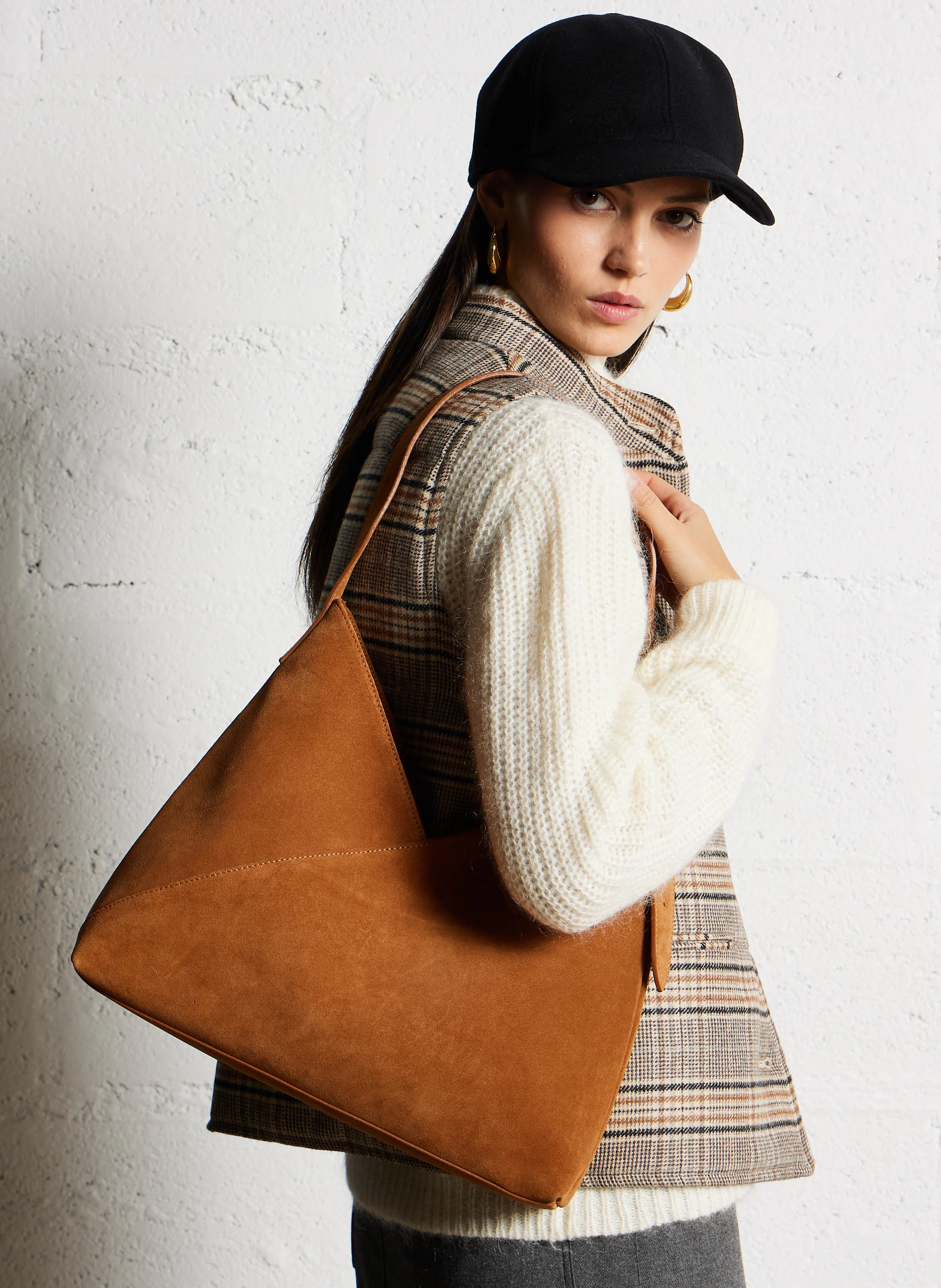 ELIF - Cabas en cuir | Jaune