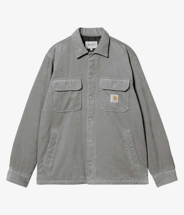 Carhartt WIP Whitsome Corduroy Shirt Jacke (misty grey)