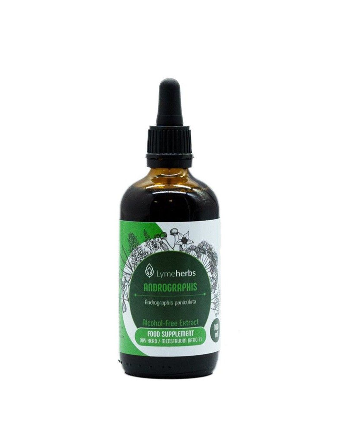 Lymeherbs Kalmegh (Andrographis), alkoholfreier Extrakt 1:1