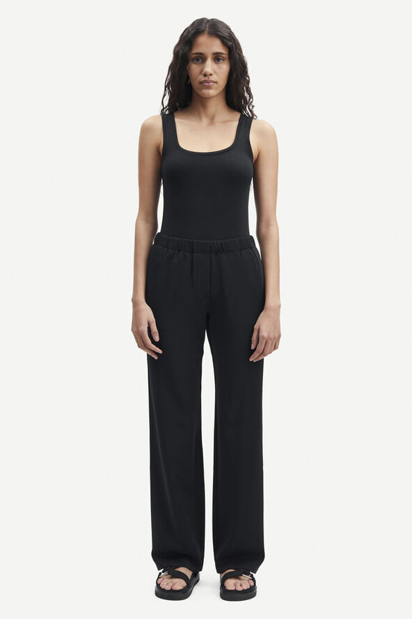 Samsøe Samsøe Hoys straight pants 7331 Black