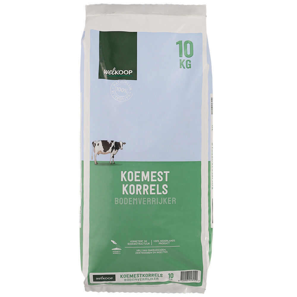 Welkoop Bodemverrijker - Koemestkorrels - 10 Kilogram
