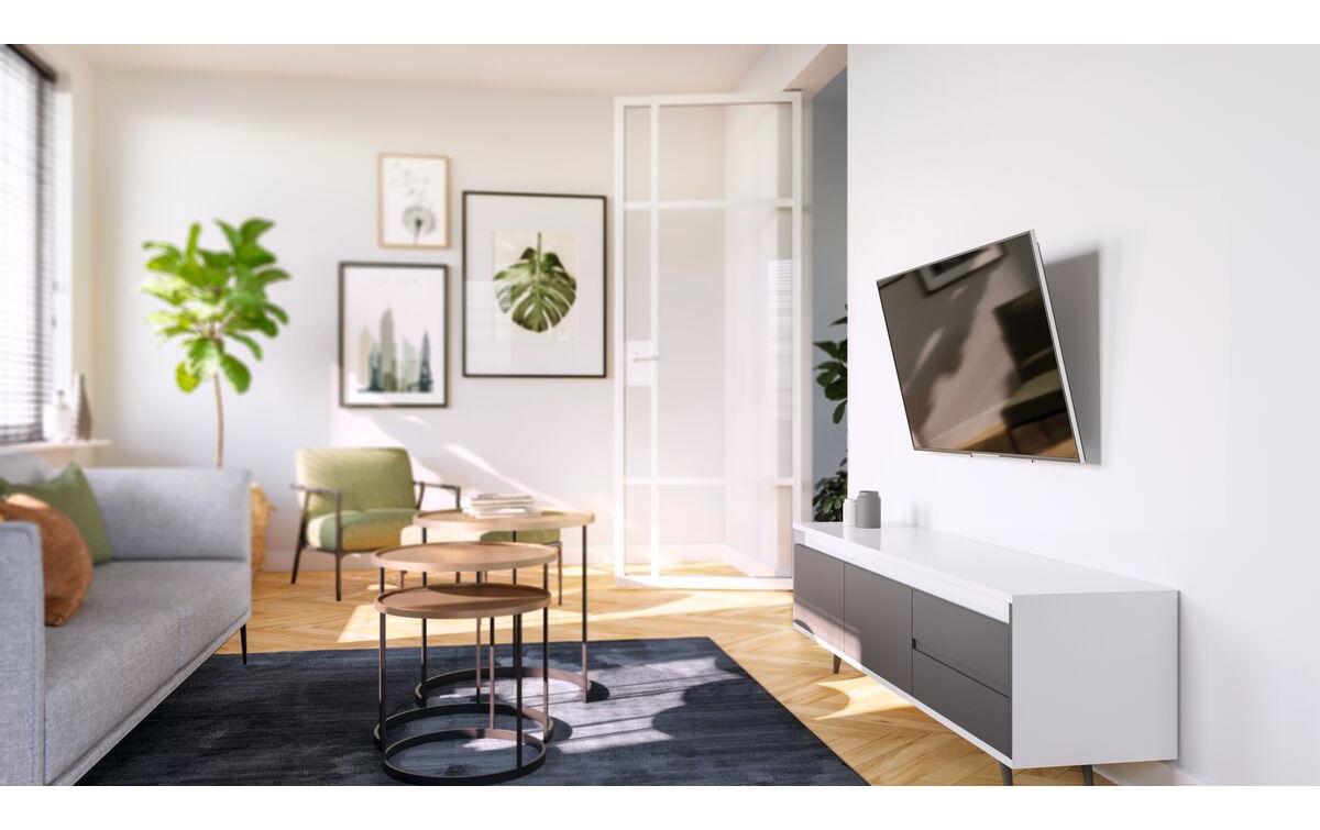 Wandhalterung COMFORT TVM 3215B SchwarzNeigbare TV-Wandhalterung für 19