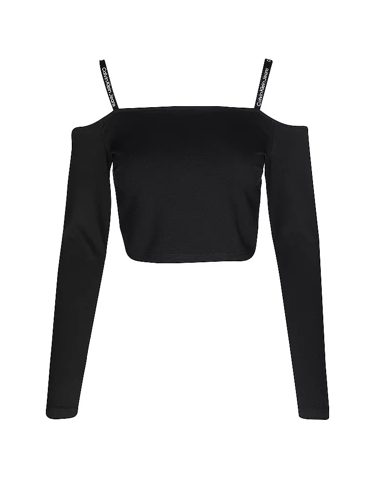 CALVIN KLEIN JEANS Langarmshirt MILANO schwarz