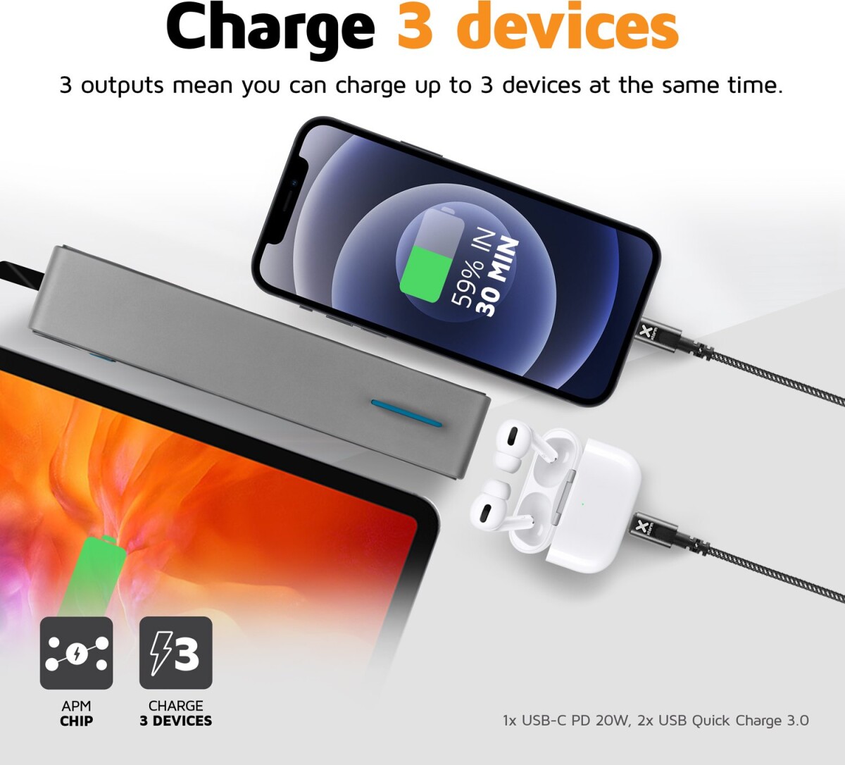 Xtorm Powerbank Fs402 - Fuel Series USB-C 20W 20.000 Mah