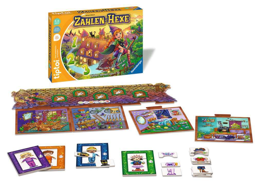 Ravensburger Spiel tiptoi® Zahlen-Hexe