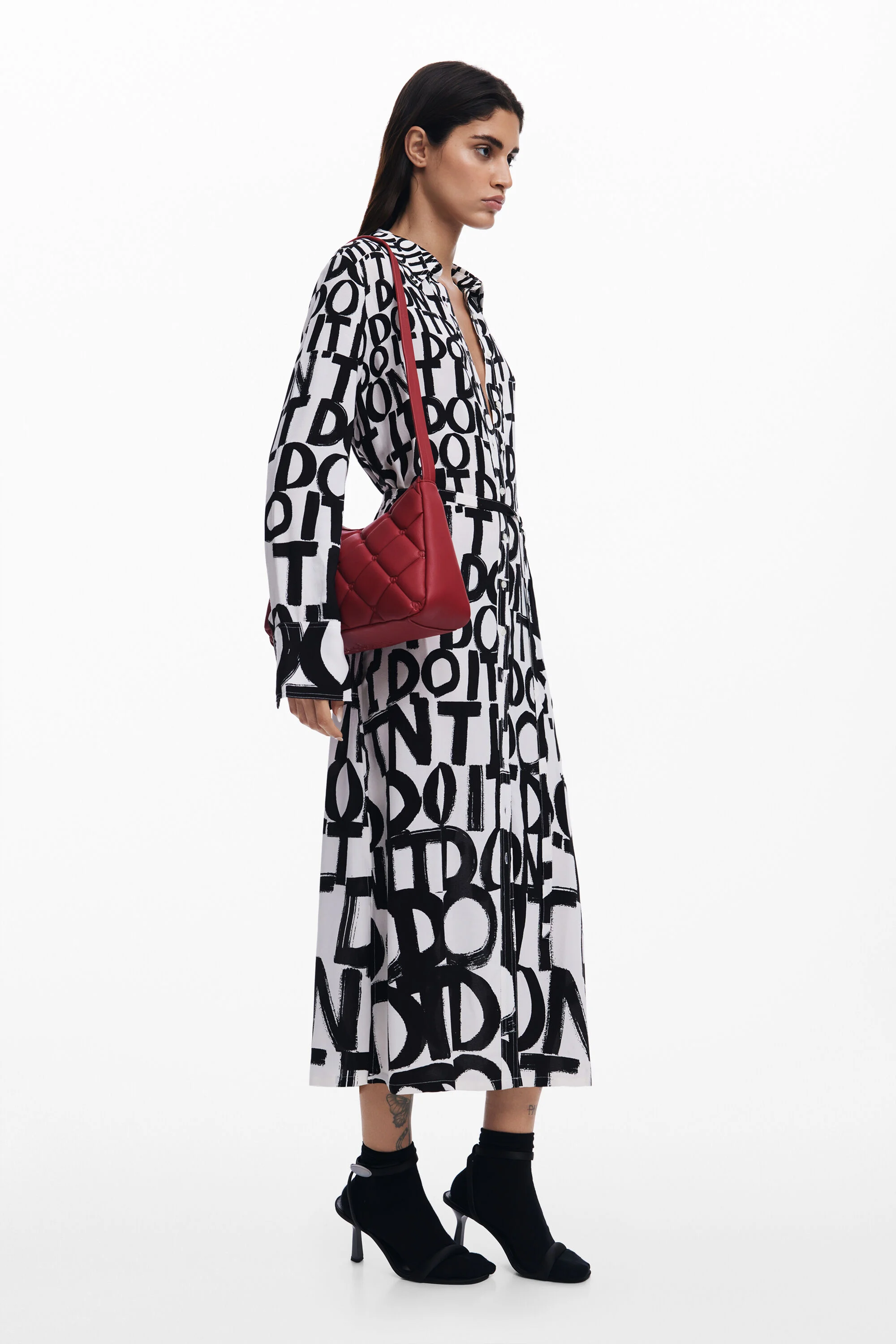 Bolso efecto acolchado M