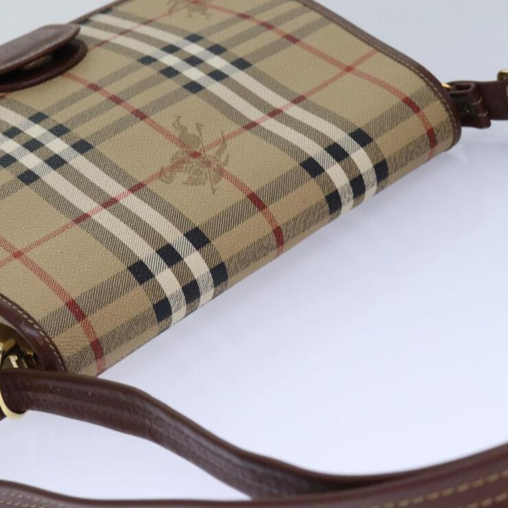 Burberry Vintage Burberry Shoulder Bag Beige