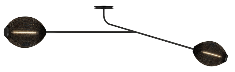 Gubi Satellite wandlamp zwart/wit
