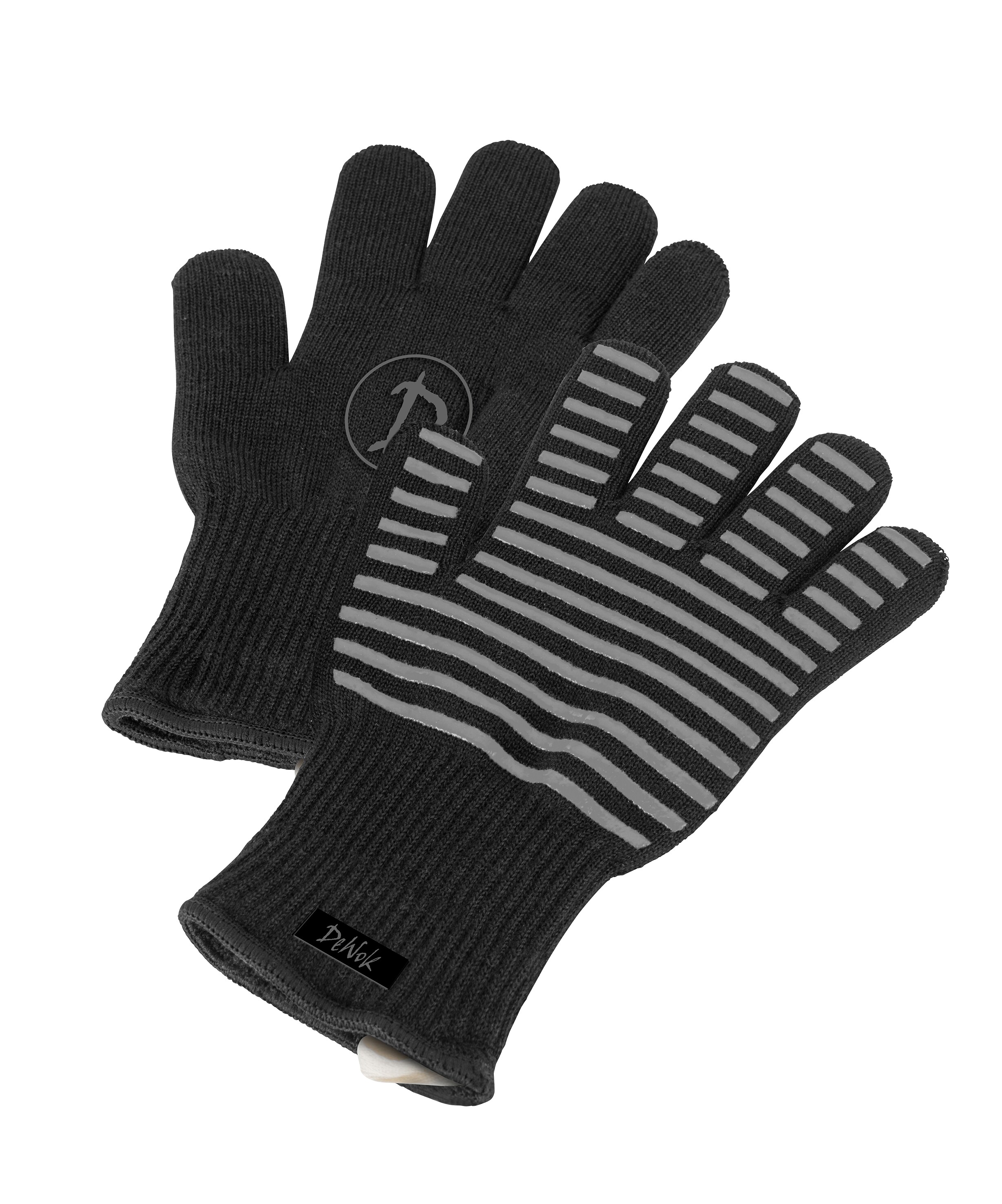 DeWok Grillhandschuhe 2er-Set schwarz/grau