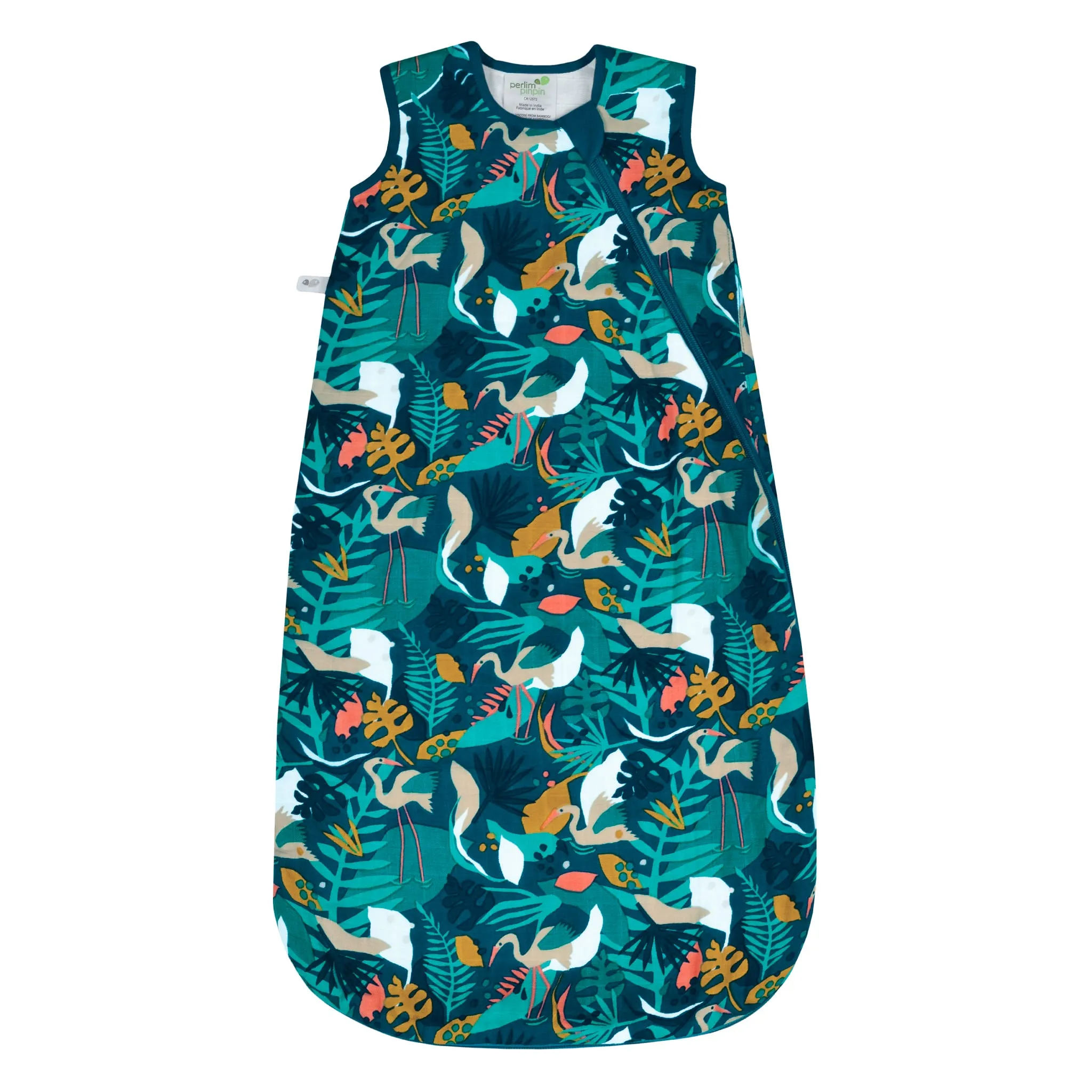 Perlimpinpin Sac de Nuit Mousseline Bambou 0-36mois - Oiseaux