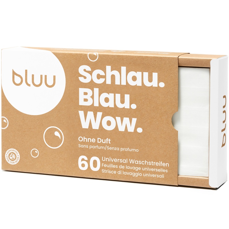 BLUU Waschstreifen ohne Duft, 60 Stück